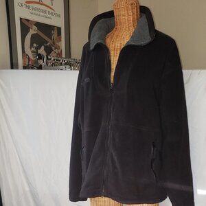 Men's COLUMBIA SPORTSWEAR Zippered Fleece in Black - L